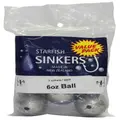 Starfish Ball Sinker Value Pack 6oz x 7