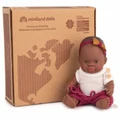 Miniland: Anatomically Correct Baby Doll - African Girl (21cm)