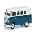 Corgi 1/43 Volkswagen Type 2 Camper: Blue/Wh Diecast Model