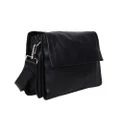 Urban Forest: Monroe Soft Leather Hand Bag w/flap - Florence Onyx