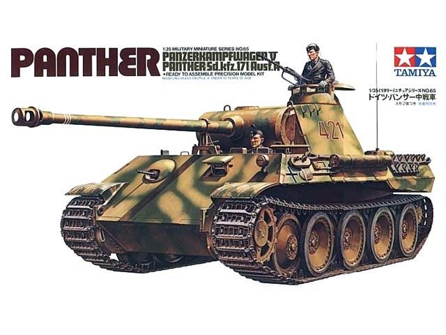Tamiya German Panther Ausf A Medium Tank 1:35 Model Kit