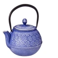 Teaology: Cherry Blossom Cast Iron Teapot - Purple (900ml)