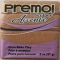 Sculpey Premo Accent Rose Gold Glitter (57g)