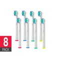 NEW Kogan Replacement Toothbrush Heads Oral B Compatible 8 Pack Hard Bristles