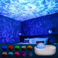 Night Light Projector with LED Nebula Cloud - White