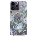 Casemate: Antimicrobial Recycled Case with Magsafe for Apple iPhone 14 PRO MAX Rifle Paper Co. - Garden Party Blue