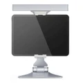 Tablet Stand With Top Lamp - Silver