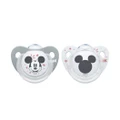 NUK Disney Mickey & Minnie Mouse Soother - 2 Pack (0-6m)