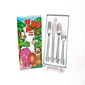 Stainless Steel Child's Cutlery Set - Zoo - D.Line