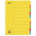Icon Cardboard Dividers 10 Tab Coloured