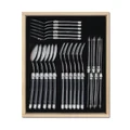Andre Verdier: Laguioles Debutant 24 Piece Cutlery Set - Black