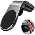 Magnetic Car Dash Phone Holder - Silver