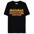 Difuzed: Stranger Things - Fire Logo T-Shirt (Size: 2XL)