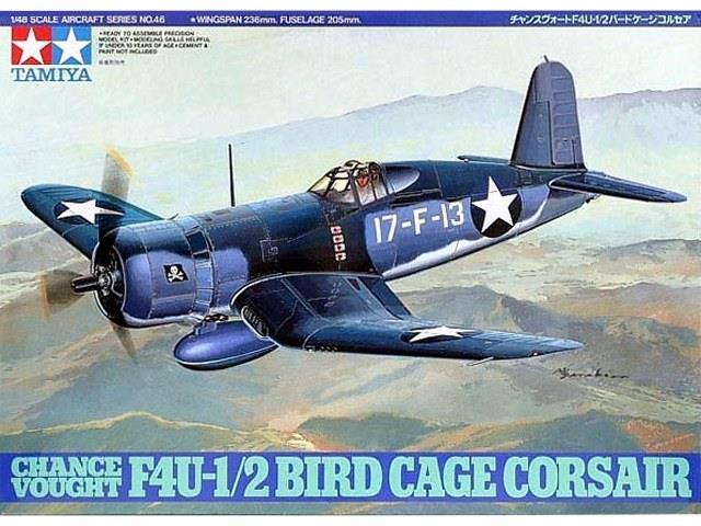 Tamiya U.S. Chance Vought F4U-1 / 2 Bird Cage Corsair 1/48 Aircraft Model Kit