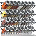 Four-Tier Wall-Mounted Kitchen Spice Rack