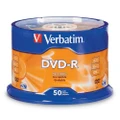 Verbatim DVD-R 4.7GB Spindle 16x (50 Pack)