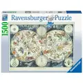 Ravensburger: World Map of Fantastic Beasts (1500pc Jigsaw) Board Game
