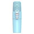 Kids K9 Cartoon Wireless Mini Karaoke Microphone - Blue (Rabbit)