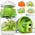 5-In-1 Handheld Vegetable Slicer - Green