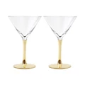 Maxwell & Williams: Everleigh Martini Glass Set - Gold (170ml)