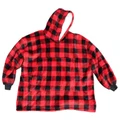 Moana Road: Mega Hoodie - Red Check (Size: Small)