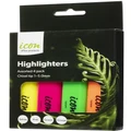 Icon: Chisel Tip Highlighter - Assorted Colours (Pack of 4)
