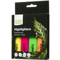 Icon: Chisel Tip Highlighter - Assorted Colours (Pack of 4)