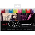 Uni-Ball Chalk Marker Bold Chisel - 8 Pack