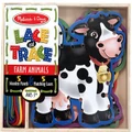 Melissa & Doug: Wooden Lace and Trace Learning Toy Animals