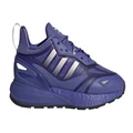Adidas Women's ZX 2K Boost 2.0 W Running Shoes - purple/clear pink/silver met. (Size 9 US)
