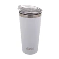 Oasis: Stainless Steel Insulated Travel Cup with Lid - White (480ml) - D.Line