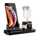 3-in-1 Magnetic Charger Dock - Black