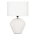 Amalfi: Seashell Table Lamp - Speckle White