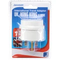 Jackson: Travel Adaptor - Converts NZ/AUS Plugs to UK/Hong Kong