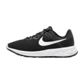 Nike: Women's Revolution 6 Running Shoes - Black/White/Dark Smoke Grey/Cool Grey (Size: 10 US)