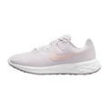 Nike: Women's Revolution 6 Running Shoes - Light Violet/Champagne/White (Size: 7 US)