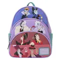 Loungefly: Disney Villains - Color Block Triple Pocket Mini Backpack