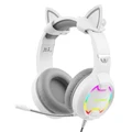 Playmax Cat Ear Gaming Headset (White)