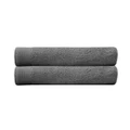 Bambury: Elvire Bath Towel - Pewter (Set of 2)