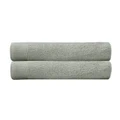 Bambury: Elvire Bath Towel - Sage (Set of 2)