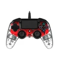 Nacon PS4 Illuminated Wired Gaming Controller - Light Red