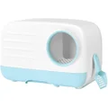 Zoomies Fully Enclosed Cat Litter Box - Blue