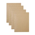 Maxwell & Williams: Table Accents Leather Look Alligator Coaster Set - Tan (10x10cm)