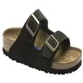 Birkenstock: Arizona Suede Leather Sandal (Mocha, Size 36 EU)