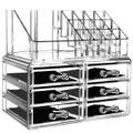 Acrylic Clear Makeup Organizer with 6 Drawers