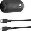 Belkin BoostCharge 30W USB-C Car Charger + USB-C to Lightning cable