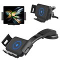 Foldable Mobile Phone Car Wireless Charger Bracket Vent And Suction