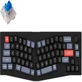 Keychron V8 65% Alice RGB K Pro Blue Fully Assembled w/ Knob Hot-Swappable QMK Custom Mechanical Keyboard Carbon Black