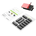Storfex: Desktop Cable Organizer Set - Multi-Hole Card Line Buckle Hub