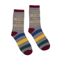 Out of Print: Books Turn Muggles Into Wizards Socks (Size: Large)